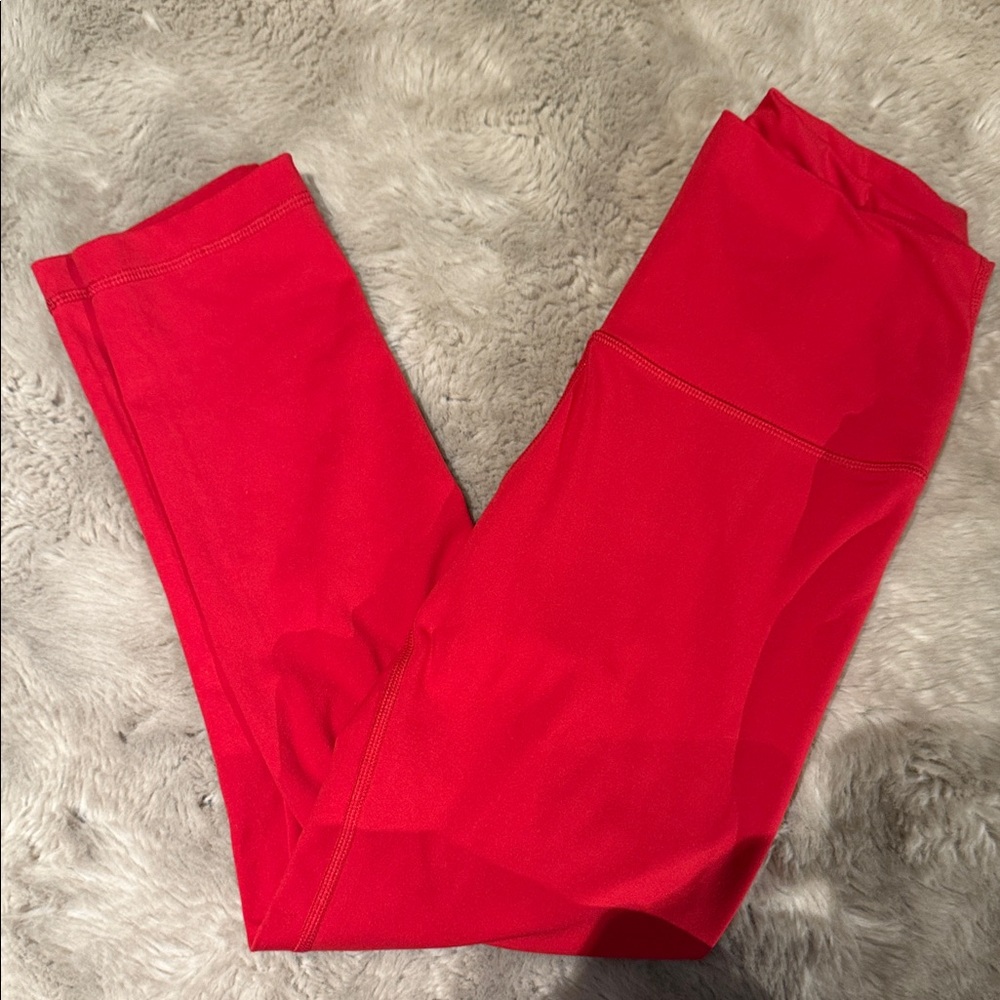 YOGALICIOUS LUX 
Red High-Waisted Leggings